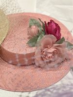 Load image into Gallery viewer, Petite Rose Boater
