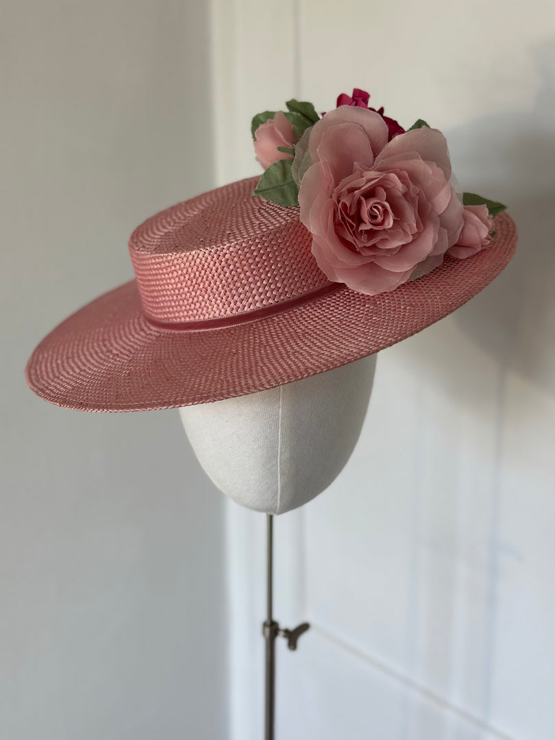 Petite Rose Boater