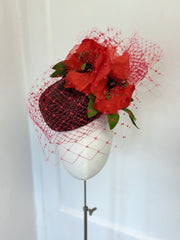 Vintage Poppy Pillbox