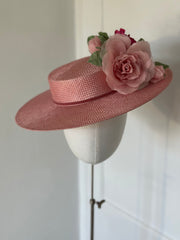 Petite Rose Boater