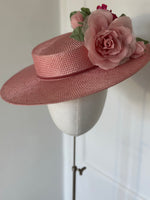 Load image into Gallery viewer, Petite Rose Boater
