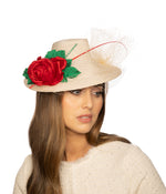 Load image into Gallery viewer, Rose Tilt Bonnet

