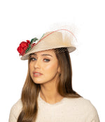 Load image into Gallery viewer, Rose Tilt Bonnet

